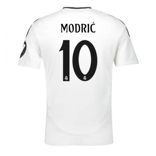 Moški Nogometni dresi Real Madrid Luka Modric #10 Domači 2024-25 Kratek Rokav